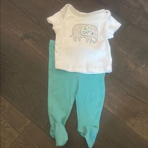 Starting Out Elephant Baby Outfit